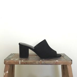 Zara Black Mules, Size US 6.5 Women